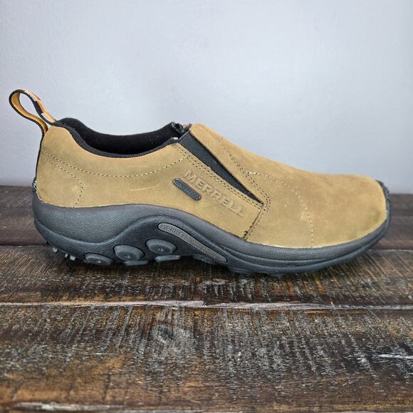 Merrell Jungle Moc Mens Size 8 M Casual Slip On Shoes Loafer Brown Leather main image 11